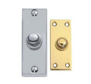 Oblong Bell Push 75 x 25 mm Available In Various Finishes