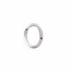 House Door Numerals Numbers - Number 0 to 9 in Polished Nickel Finish 75mm