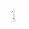 House Door Numerals Numbers - Number 0 to 9 in Satin Chrome Finish 75mm