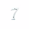 House Door Numerals Numbers - Number 0 to 9 in Polished Chrome Finish 75mm