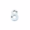 House door numerals numbers - numbers : 0 - 9 in polished chrome finish - 50 mm