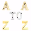 House Door Flat Number Alphabet Letters Names Solid in  Variations 2