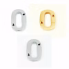 House Door Flat Number Alphabet Letters Names Solid in  Variations 2