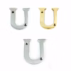 House Door Flat Number Alphabet Letters Names Solid in  Variations 2