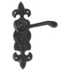 Lever Latch Set (Fleur De Lys) 210x57mm