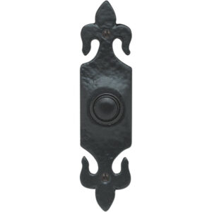 Bell Push - Black -100x35mm  - Black Antique