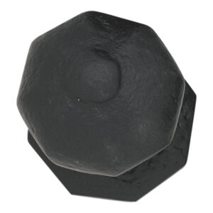 Oct Centre Door Knob -63mm  - Black Antique