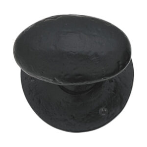 Oval Mortice Knob -60mm  - Black Antique