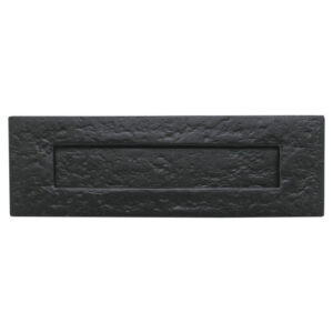 Traditional letter plate polished brass 355 x 114mm