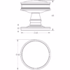 Burlington Berkeley Mortice Door Knob Satin Nickel