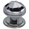 Gloria Centre Door Knob -71x70x72mm  - Polished Chrome