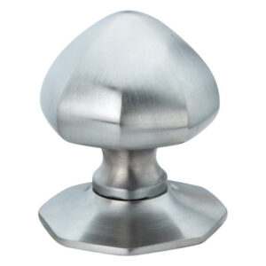 Oct Centre Door Knob -63mm  - Polished Brass