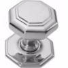 Oct Centre Door Knob -85mm  - Polished Brass