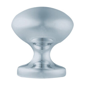 Neysa Centre Door Knob 70x55mm  - Polished Chrome