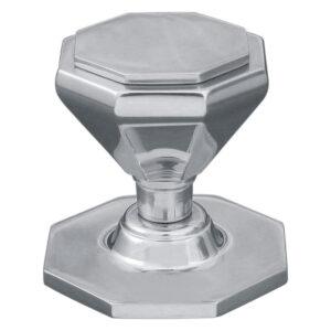 Tamas Centre Door Knob -79x66mm  - Polished Chrome