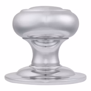 Verda Centre Door Knob -86mmx70mm  - Satin Nickel