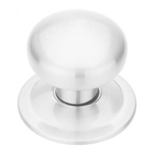 Windsor Centre Door Knob  - Satin Nickel