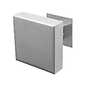 Centre Door Knob (Square Shape)  - Satin Stainless Steel