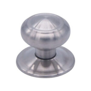 Centre Door Knob (Mushroom Shape)  - Satin Stainless Steel