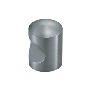 Cabinet Cylindrical Knob Round Top  - Satin Stainless Steel