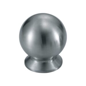 Cabinet Ball Knob  - Satin Stainless Steel