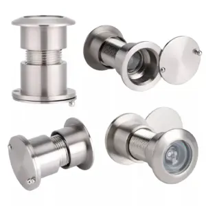 28mm Door Viewer 220° - Solid Brass  - Satin Chrome