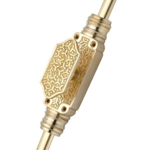 Rice Trio Espagnolette/Crémone Lock Bolt for up to 9' high Door/Window  - Polished Brass