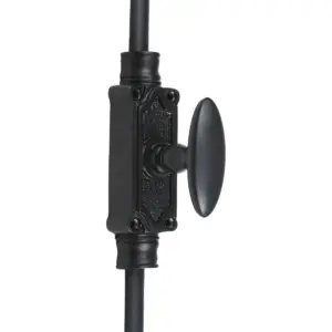 Stephaney Oval Knob Espagnolette Bolt | Cremone Bolt -Upto 9 Feet  - Black Antique