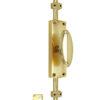 Oval Knob Espagnolette/Crémone Locking Bolt for up to 8.5 Feet High Doors & Windows  - Polished Brass