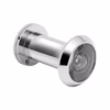 13.7mm Door Viewer 180° - Solid Brass  - Satin Chrome