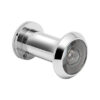 13.7mm Door Viewer 180° - Solid Brass  - Satin Chrome