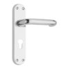 Lever on Back Plate (Regalo Series Lever Latch) -180mm x 41mm  - Polished Chrome