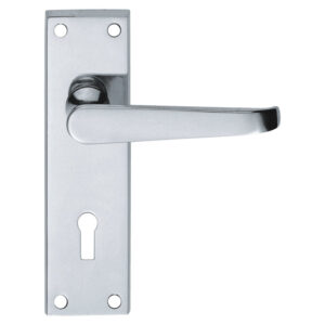 Lever on Back Plate Jovian -  Lever Lock -150x4Omm - standard design  - Polished Brass