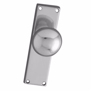 Lever on Back Plate Victorian - Knob on Backplate - Lock Handle - Size 110mm x 4Omm