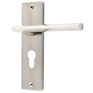 Smart Lever On Back Plate - Lever Euro profile - 150MMX 40mm  - Polished Chrome