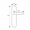 LB-5025 Architectural Range Lever - 170mm x 40mm x 130mm