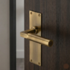 Smithson Luxury Slimline Interior Door Handle on Backplate