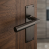 Smithson Luxury Slimline Interior Door Handle on Backplate