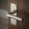 Smithson Luxury Slimline Interior Door Handle on Backplate