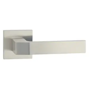 Lever on Square Rose - Designer Range Flate model