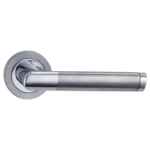 Lever on Rose - Dual finished - Designer Range -128mm - Rose 51mm