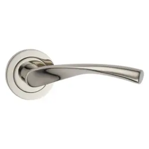 Lever on Rose - Flex Solid Door Handle - 125mm x 51mm
