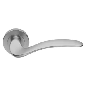 Lever on Rose with smooth curve - Designer Range -125mm - 50mm