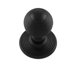 Architectural Reeded Mortice Knob -70x51mm