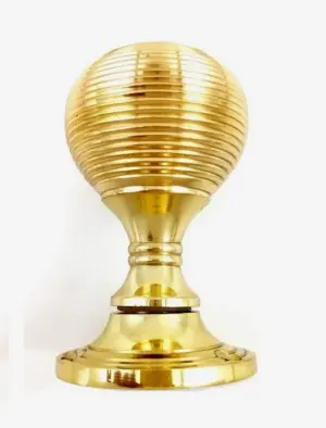 Reeded Mortice Knob - 56mm