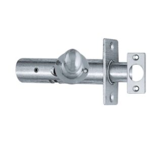 Oval Knob - Rack Bolt  - Polished Chrome