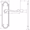 Antique Turnberry Suite Lever on Plate