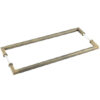 Burlington Westminster Pull Handles 425 X 20mm Back to Back Antique Brass