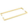 Burlington Westminster Pull Handles 425 X 20mm Back to Back Satin Brass