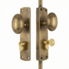 Luxury Euro Profile Locking Espagnolette Bolt - Designer Range  - Antique Brass